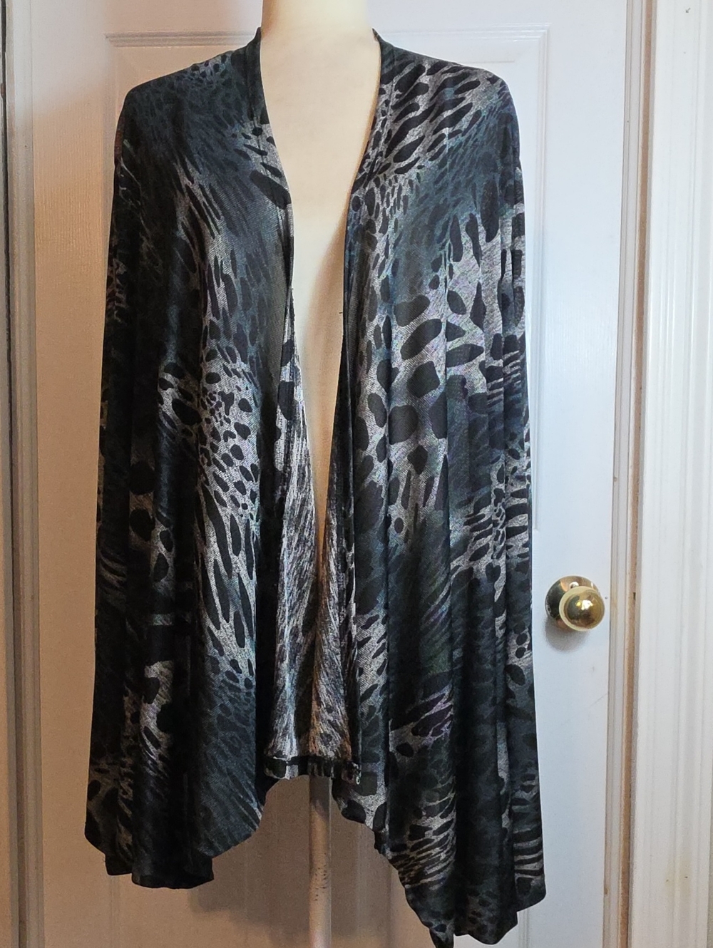 Forever Woman Animal Print Cardigan